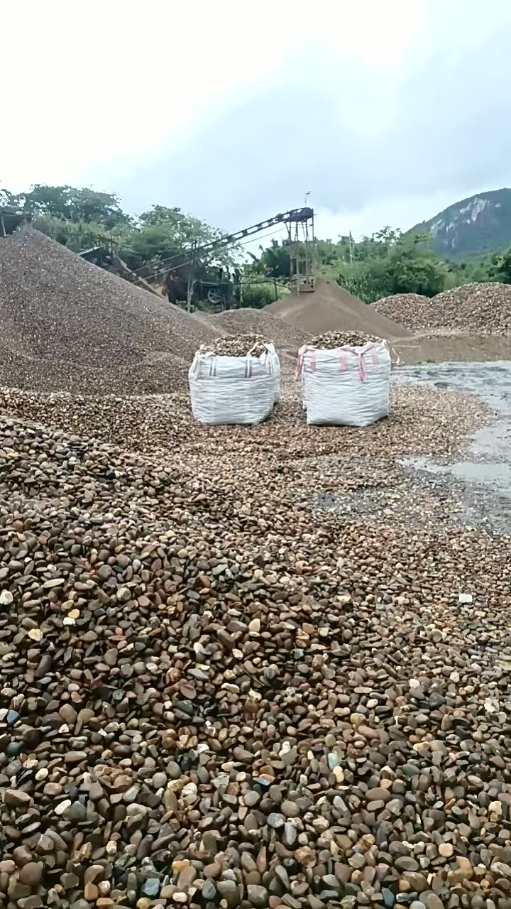 鹅卵石吨袋和现货库存
